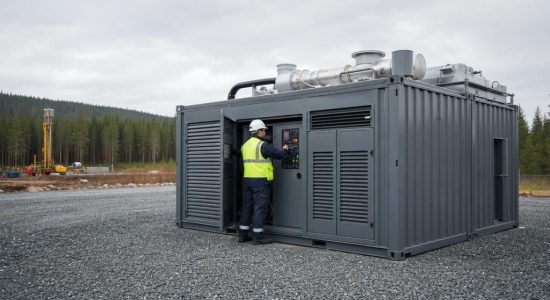 Дизельная генераторная установка на удалённом промышленном объекте