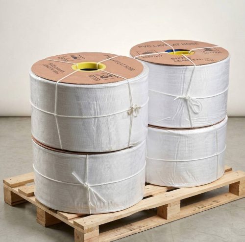 Плоскосворачиваемые рукава PVC Layflat d150 мм (6") , легкие шланги DN150 для орошения и ПНС.